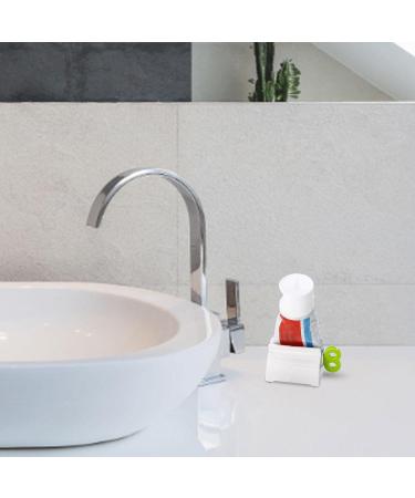 Toothpaste Squeezer Roller | Toothpaste Tube Squeezer - Rolling Tube Toothpaste Squeezer Toothpaste Seat Holder Stand Rotate Toothpaste Dispenser for Bathroom Rundaotong Green - Buy Online on GoSupps.com