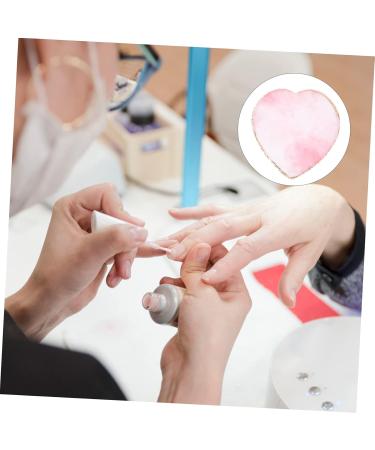 Ipetboom Nail Palette Nails Gel Acrylic Nail Manicure Nail Tip Board Nail Art Tool Nail Mixing Plate Mixing Palette Gold Cosmetic Decor Nail Color Mix Board Resin Nail Piece Love Pink - Buy Online on GoSupps.com