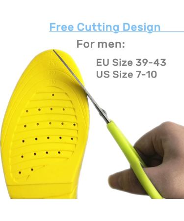 Kalevel 2 Layer Height Increase Insoles 2 Inch - Men Black, Size 7-10 | Shoe Lifts Insert for Taller Height Elevation and Comfort - Buy Online on GoSupps.com