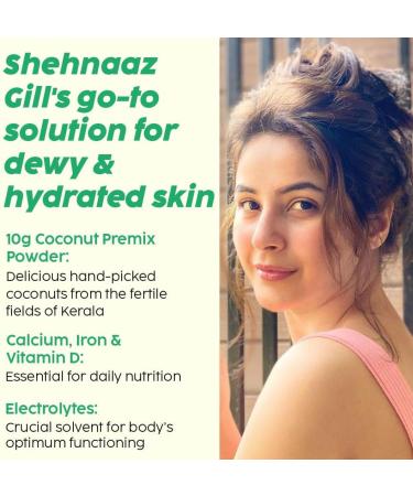 PLI'X THE PLANT FIX Tender Coconut Water Premix Powder Pack of 15 Sachets with Natural Electrolytes for an Instant Energy fix and easy Digestion Nariyal Paani for Daily Hydration & Healthy Skin - Buy Online on GoSupps.com