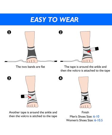 U-pick Relief Ankle Brace for Plantar Fasciitis & Heel Spur - Compression Sleeve for Achilles Tendonitis - Sports Brace for Basketball, Volleyball & Running - Black - Buy Online on GoSupps.com
