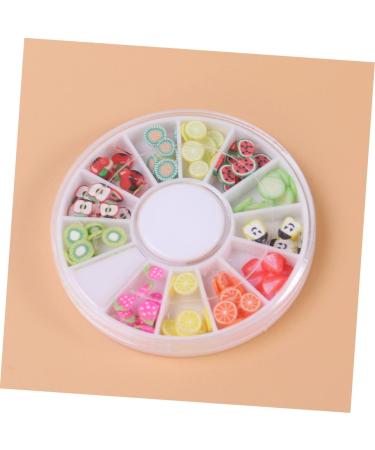 Mikinona 12 Nails Decoration Fruit Decor Nail Art Decoration Nail Decorations for Nail Art Polymer Clay Slices for Nail Diy Decoration for Nail Manicure Accessories - Buy Online on GoSupps.com