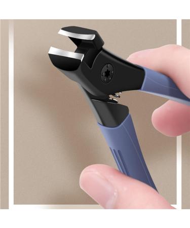 HCHGJKN Nail Clippers Anti-splash Nail Thick Clippers Hard Nail Special Nail Clipper Single Large Size Household Toes(Blue) - Buy Online on GoSupps.com