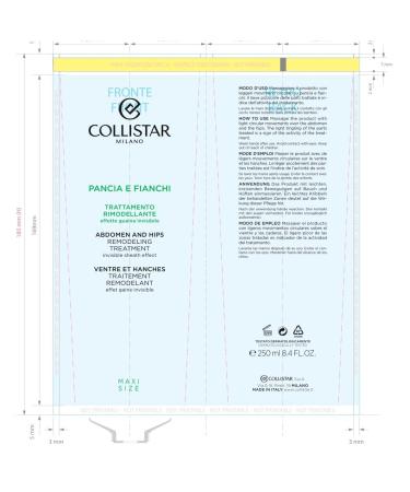 Collistar Pancia e Fianchi Abdomen & HIPS Meso-Remodeling Treatment - 8.4 Fl Oz | Made in Italy | International Shipping - Buy Online on GoSupps.com