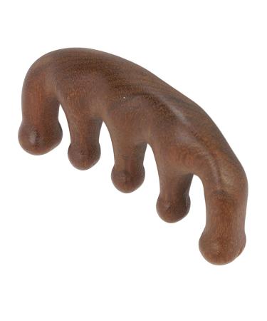 Meridian Massager & Scalp Comb - Sandalwood 5-Finger Stimulator for Hair Growth | Head Scratch & Scalp Care for Men & Women - Buy Online on GoSupps.com