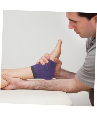 minkissy 5 Pairs Moisturizing Socks Wicking Socks Moisturizing Heel Sleeves Heel Protectors Heel Protector Heel Cushions Silicone Heel Protector Dry Feet Socks Foot Cotton Yoga Socks Purple - Buy Online on GoSupps.com