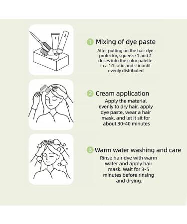 Hair Colour for Women Vegetable Oil Cream 260 ml Long-Lasting Resistance Pack of 2 Bottles of Intensive Coloring White-Grey Hair Coverage for Adults Seniors Hairdressers - Buy Online on GoSupps.com