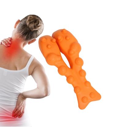 Neck and Shoulder Relaxer - Muscle Trigger Point Massager - Highly Elastic Cervical Traction Tool for Neck Trapezius Muscles Upper Back and Shoulder