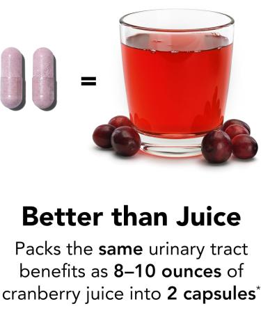 Theralogix TheraCran Max - Cranberry + D-Mannose Supplement for Men & Women - Urinary Tract Health Support - 90-Day Supply - NSF Certified - 180 Capsules - Buy Online on GoSupps.com