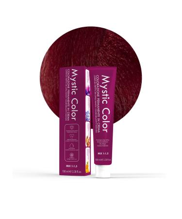 Mystic Color, Hair Color, Formula Enriched with Argan Oil and Calendula, Long-Lasting Permanent Coloring Cream, Light Intense Red Brown 5.66, 100 ml