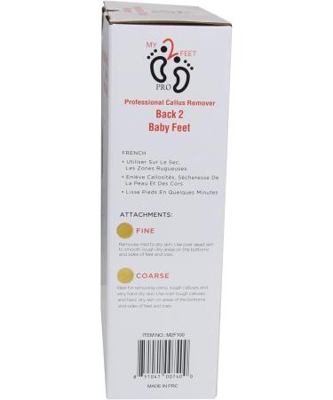 Buy My2Feet Professional Electric Callus Remover with Replacement Disks - Best Foot Care Solution Worldwide - Buy Online on GoSupps.com