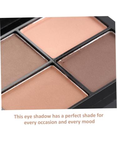 WOONEKY 4 Mirror Elegant Brown Eyeshadow Makeup Sponge Shadow Matte Eye with and Colors - Buy Online on GoSupps.com