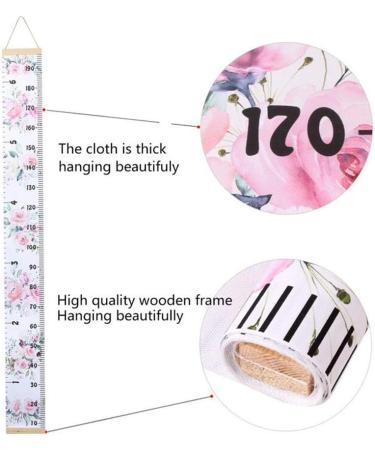 Baby Growth Chart Ruler Kids Growth Chart Wall Ruler for Measure Childrens Height Changes 200cm x 21cm - Buy Online on GoSupps.com