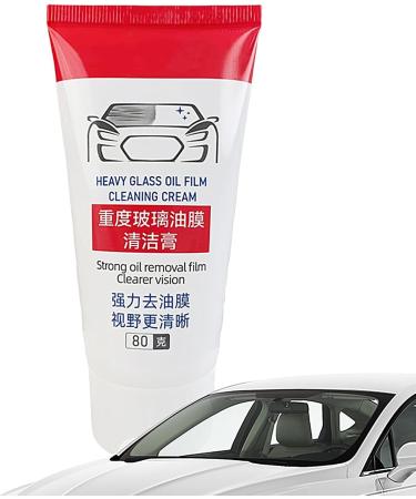Glass Oil Film Removal Cream Windshield Cleaning Film Removal Cream - Multi-Purpose Cleaning Cream and Scratch Repair for Rearview Side Glass and Car Window - Buy Online on GoSupps.com