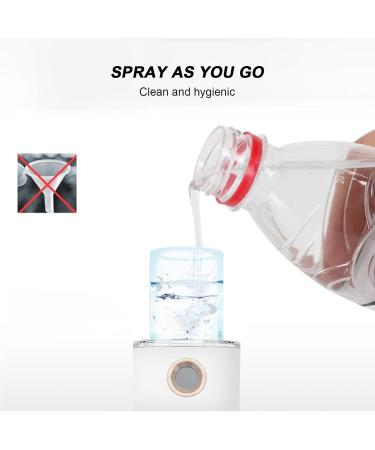 Brume Visage Nano Portable - Vaporisateur Silencieux Portable Humidificateur Beaut Voyage Maison Soin Peau Hydratation Blanc - Buy Online on GoSupps.com