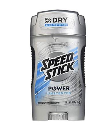 Speed Stick Antiperspirant & Deodorant Solid, Unscented, 3 oz Unscented 3 Ounce (Pack of 1)
