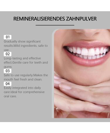 Poudre Dentaire - Redonne de L' clat Aux Dents Prot ge la Sant Bucco-dentaire Convient L'hygi ne Bucco-dentaire Quotidienne Utilisation Facile en 3 tapes (brossage de 3 Minutes)(4pcs) 1 g (Lot de 1) - Buy Online on GoSupps.com