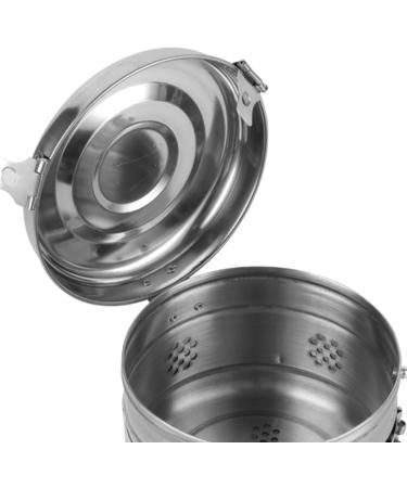 Amagogo Stainless Steel Toothpick Container & Ointment Jar - Sealed Storage with Holes for Dental & Laboratory Use - Buy Online on GoSupps.com