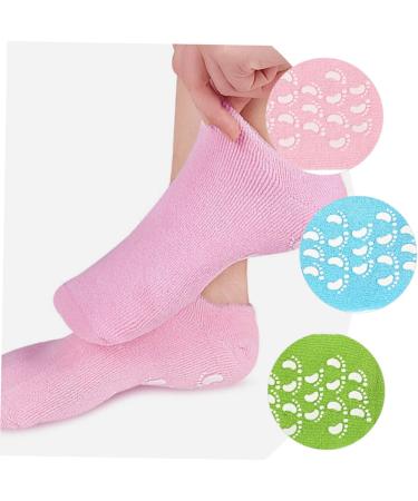 minkissy 3 Pairs Foot Moisturizing Socks Hydrating mask House Socks Lotion Socks Cracked Heel Socks Foot Repairing Socks spa Pedicure Socks SPA Socks for Salon Dry Foot Mask Foot Spa Socks - Buy Online on GoSupps.com