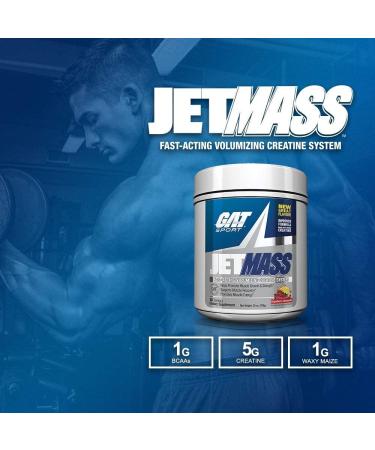 Buy GAT JetMASS Strawberry Lemonade 25 oz - Fast-Acting Volumizing Creatine - Buy Online on GoSupps.com