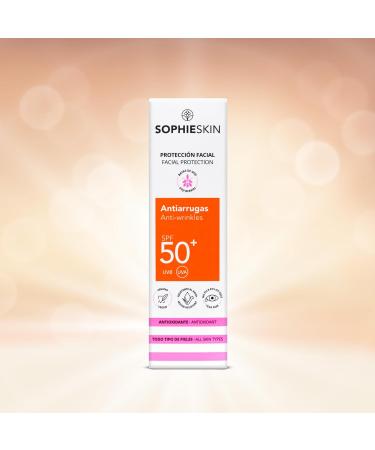 Sophieskin Anti-Wrinkle Sun Cream SPF 50 (50 ml) - Buy Online on GoSupps.com