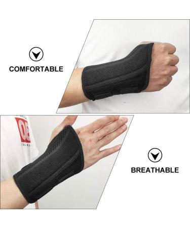 Buy Healifty Sports Wrist Brace - Breathable Night Splint & Support for Wrist Sprains | Adjustable Stability Belt - Best for Athletes & Recovery - 19.5x18cm Black - Buy Online on GoSupps.com