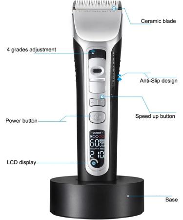 Professional Hair Trimmer & Clipper for Men Women & Kids - Rechargeable Electric Hair Cutting & Beard Shaving Tool - Buy Online on GoSupps.com