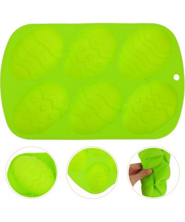 GRIRIW Cake Molds Silicone 1pc Easter Egg Cake Mold Soap Silicone Molds Silcone Molds Biscuits Mold 3D Top Hat Household 26.5X16.5CM Green - Buy Online on GoSupps.com