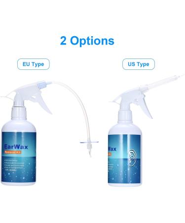 Ear Wax Removal Kit - Ear Irrigation Cleaning System for Adults & Kids | Easy Ear Care & Cleaning Tools - Buy Online on GoSupps.com