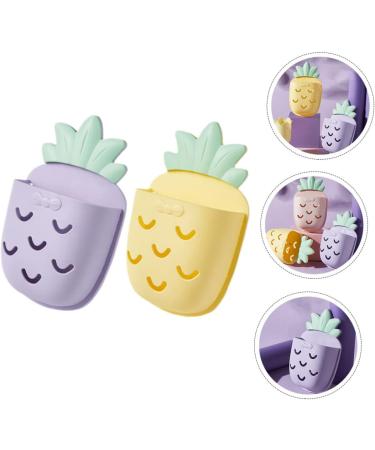 Solustre 8 Pack Wall Storage Baskets | Violet Plastic Toothbrush & Shaver Holders | Shower & Razor Organizer | Phone Holder for Home & Bathroom - Buy Online on GoSupps.com