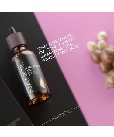 Buy 50ml Pure Cold-Pressed Macadamia Oil | Natural Organic Care for Hair Body & Face - International Shipping - Buy Online on GoSupps.com