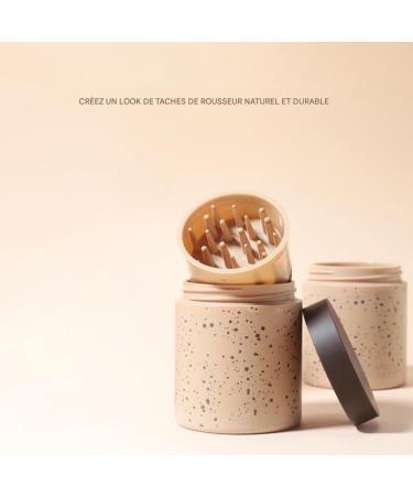 Water-Resistant Spot Effect Pad | Natural Freckle Effect Makeup Kit | 7g Quick-Drying Foundation to Cover Imperfections with a Natural Golden Light Finish - Buy Online on GoSupps.com