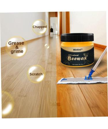 Zerodeko Natural Polishing Beeswax - 3 Pcs Wood Seasoning Wax for Care & Shine | 0.04 Oz Each | Ideal for Floors & Furniture - Buy Online on GoSupps.com