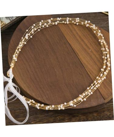 FRCOLOR Party Headband Pearls Headwear Wedding Headband Hair Ribbons for Wedding Hair Band Headband Rhinestone Bridal Headband Rhinestone Headpiece Bride Headpieces for Wedding - Buy Online on GoSupps.com