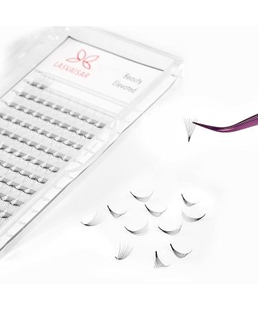 LASVAISAR 5D Volume Premade Fans Eyelash Extension | C CC D Curl | 0.07mm Thickness | 14mm Length | Professional & Beginner Use - Buy Online on GoSupps.com