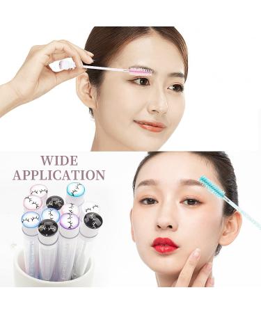 24PCS Reusable Mascara Wand Tube Set | Printed Empty Mascara Brushes & Eyelash Spoolies - Essential Makeup Tool - Buy Online on GoSupps.com