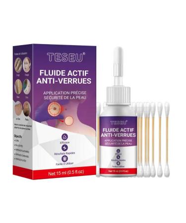 D' Limination des Acrochordons Liquide Anti Verrues Convient au Cou aux Aisselles L'Aine Tous les Types de Peau