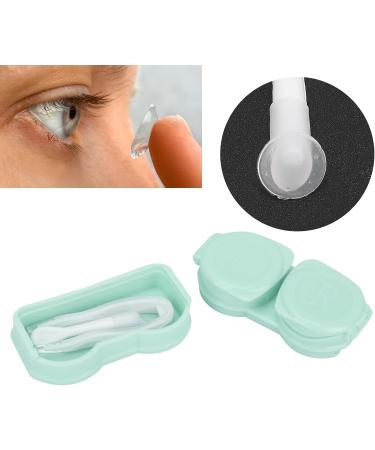 Ankroyu Contact Lens Box & Storage Set - Travel Case Dustproof with Tweezers & Stick-Remover Tools (Green) - Perfect for Home & On-the-Go - Buy Online on GoSupps.com