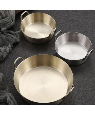 MAGICLULU 5pcs Sauce Dish Appetizer Side Dishes Kitchen Condiment Dish Steel Dipping Plates Metal Sauce Cups Household Dish Sauce Pot Small Saucers Bowl Cold Dish Stainless Steel re-usable 8X8CMx5pcs Silverx5pcs - Buy Online on GoSupps.com