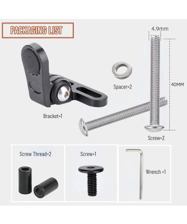 Buy Dilwe Bicycle Light Bracket - Aluminum Alloy Lamp Holder for Racing Bikes | Durable Bike Light Mount - Buy Online on GoSupps.com