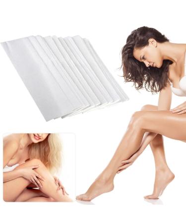 Nonwoven Waxing Strips - 100 Hair Removal Wax Paper Strips for Face Body Legs & Eyebrows - Perfect for Men & Women - 1 Pack Epilatory Tool - Buy Online on GoSupps.com