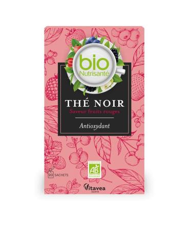 Vitavea Black tea tea flavor red fruits organic 20 bags