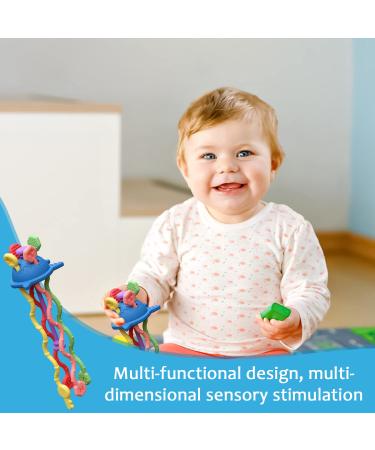 Baby Silicone Teething Ring | BPA-Free Dental Aid & Gripping Toy for 3+ Months | Soothes Gums & Promotes Motor Skills - Buy Online on GoSupps.com