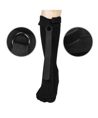 IPENNY Plantar Fasciitis Stretch Sock - Orthotic Foot Support for Foot Drop Medium Black (1 Pair - Buy Online on GoSupps.com