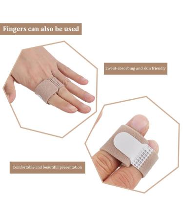 Toe Splints for Straightening - 10PCS Skin-Friendly Hammer Toe Corrector with Fasten Tape for Women | Breathable Overlapping & Bent Toe Support - Buy Online on GoSupps.com
