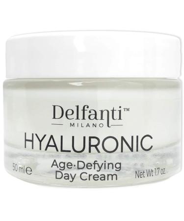 Delfanti Milano HYALURONIC Age Defying DUO pack Day + Night Creams Face Neck D collet Moisturizing Cream for Firming Tightening and Wrinkles Made in Italy - Buy Online on GoSupps.com