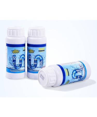 3 Bottles of Pipe Unclogger Kitchen Sewer Cleaning Bathroom Sewer Deodorizing Cleaning Unclogging