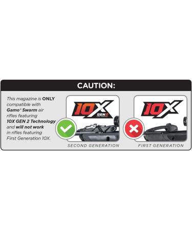 Gamo 10X GEN2 .22 Cal Quick-Shot Magazine for Swarm Fusion & Maxxim 10X GEN2 - Buy Online on GoSupps.com