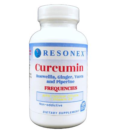 Resonex Curcumin Boswellia Ginger Yucca Piperine Frequencies- 120 Tablets