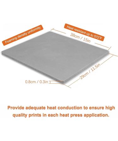 0.33Inch Thickest Silicone Mat for Heat Press | Heat Transfer Machine for Cricut Easypress - Mat-1512 - Buy Online on GoSupps.com